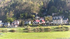 view from Webcam in Bad Schandau, Krippen & Postelwitz on 2026-04-28