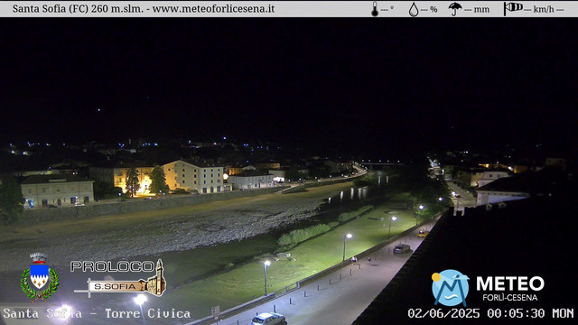 time-lapse frame, Santa Sofia - Torre Civica webcam