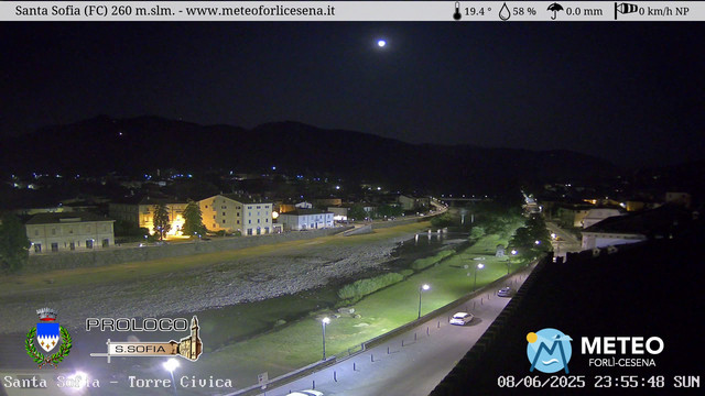 time-lapse frame, Santa Sofia - Torre Civica webcam