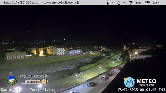 time-lapse frame, Santa Sofia - Torre Civica webcam
