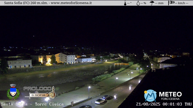 time-lapse frame, Santa Sofia - Torre Civica webcam