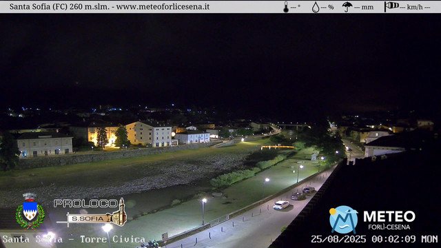 time-lapse frame, Santa Sofia - Torre Civica webcam