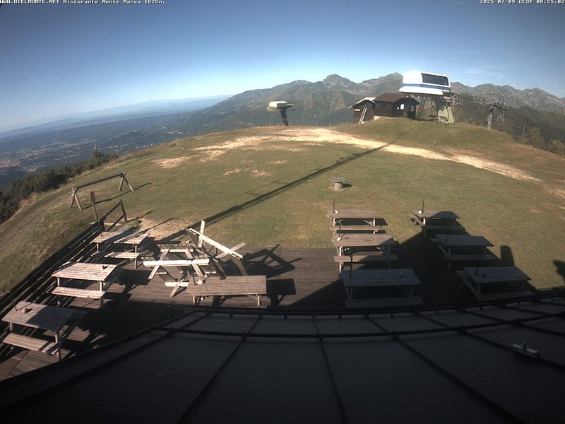 time-lapse frame, Bielmonte Monte Marca ovest webcam