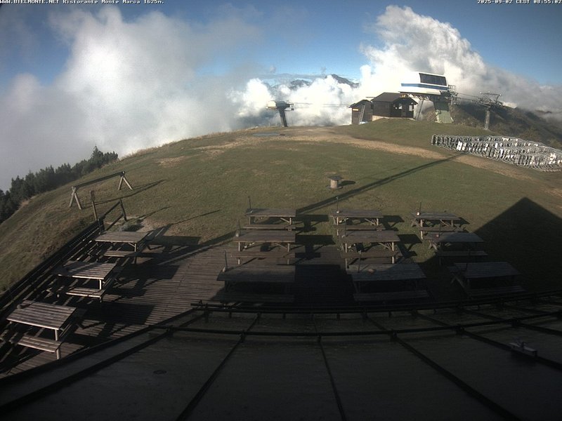 time-lapse frame, Bielmonte Monte Marca ovest webcam