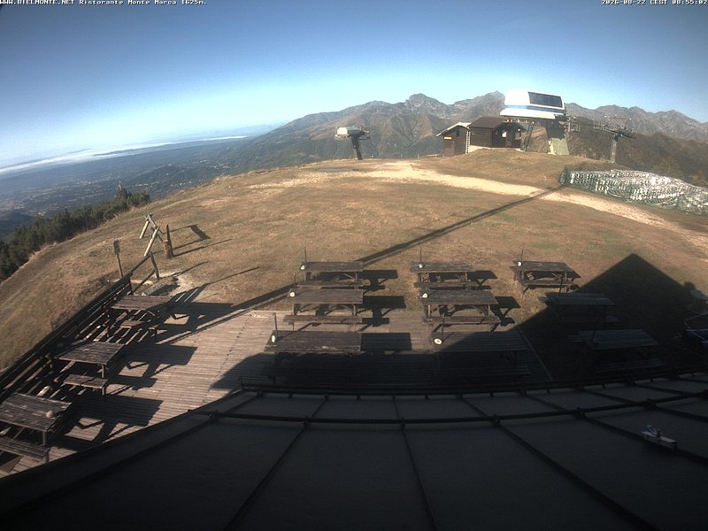 time-lapse frame, Bielmonte Monte Marca ovest webcam