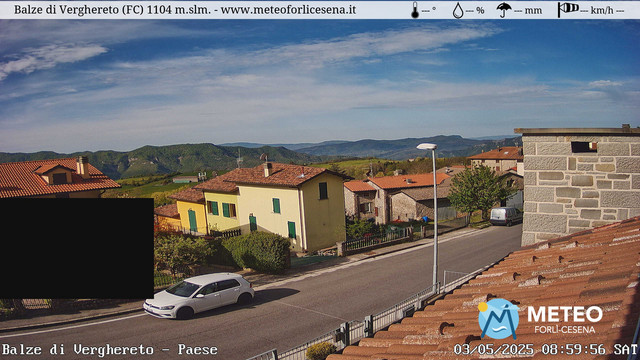 time-lapse frame, Balze di Verghereto - Paese webcam
