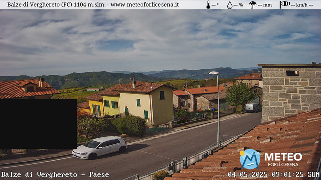 time-lapse frame, Balze di Verghereto - Paese webcam
