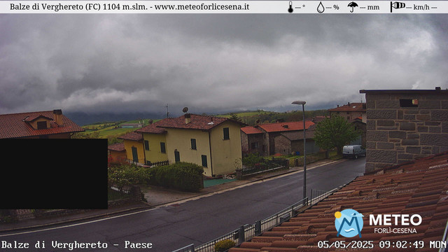 time-lapse frame, Balze di Verghereto - Paese webcam
