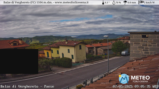 time-lapse frame, Balze di Verghereto - Paese webcam