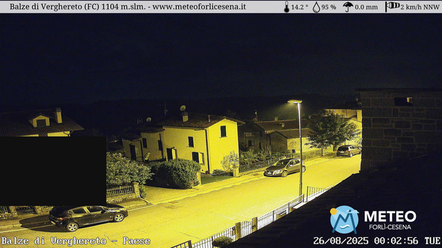 time-lapse frame, Balze di Verghereto - Paese webcam