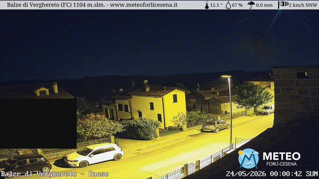 time-lapse frame, Balze di Verghereto - Paese webcam
