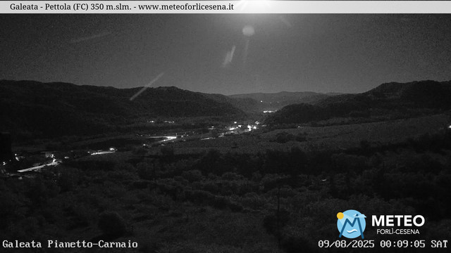 time-lapse frame, Galeata webcam