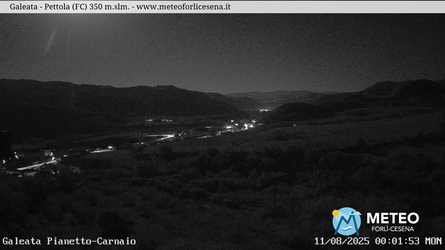 time-lapse frame, Galeata webcam