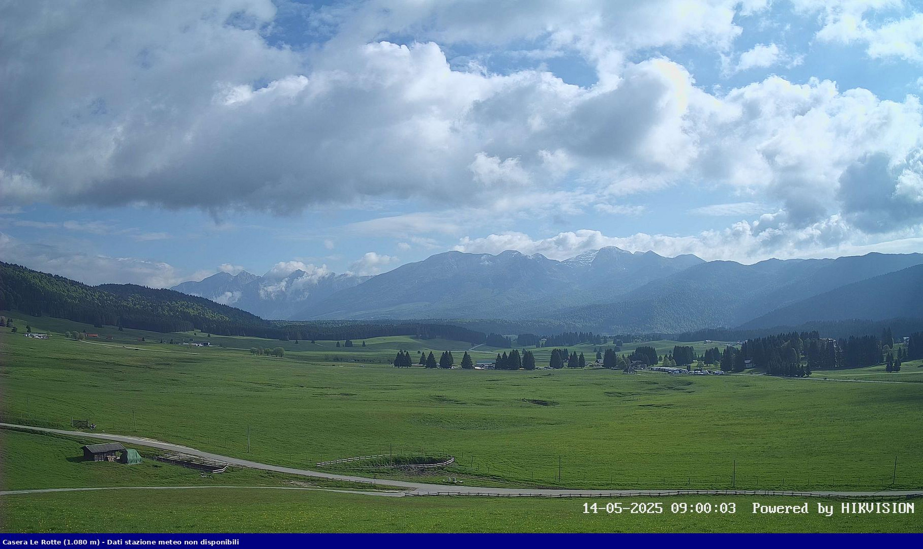 time-lapse frame, Pian Cansiglio - Casera Le Rotte webcam