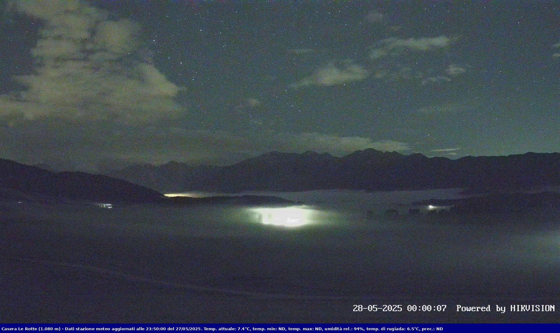 time-lapse frame, Pian Cansiglio - Casera Le Rotte webcam