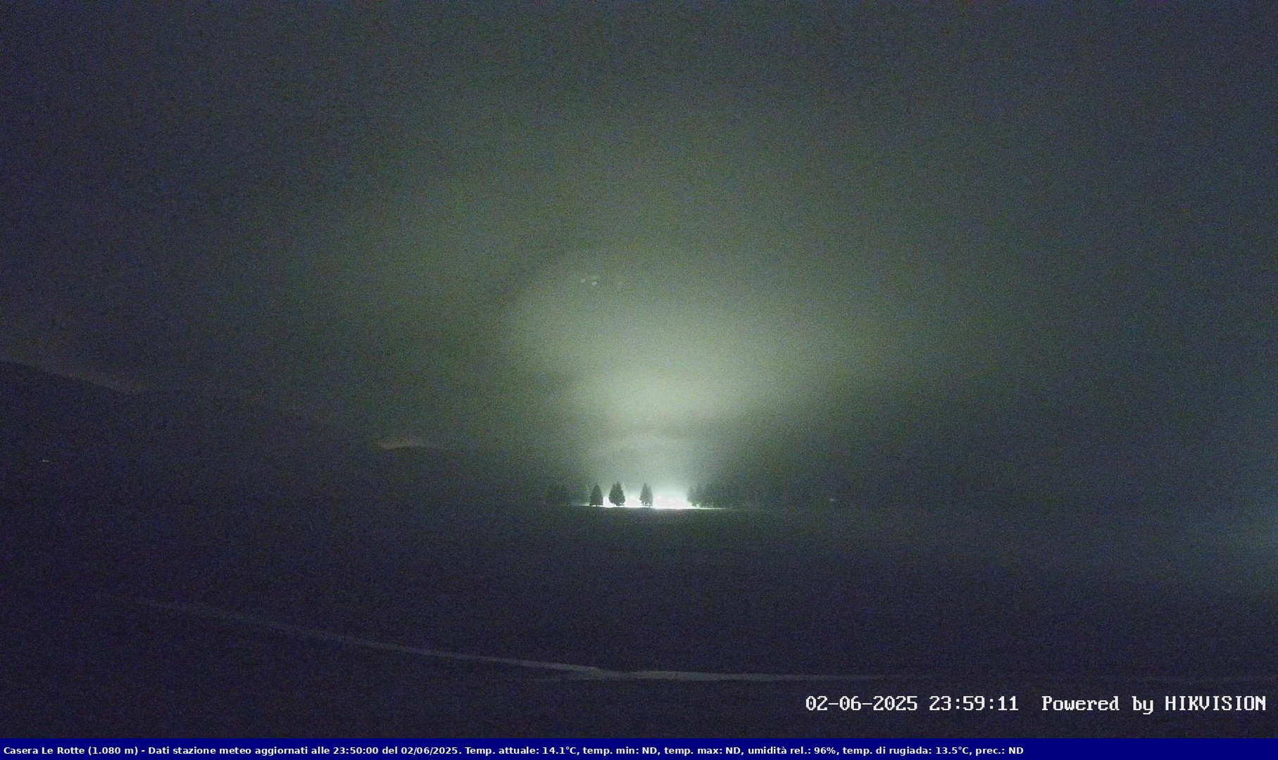 time-lapse frame, Pian Cansiglio - Casera Le Rotte webcam