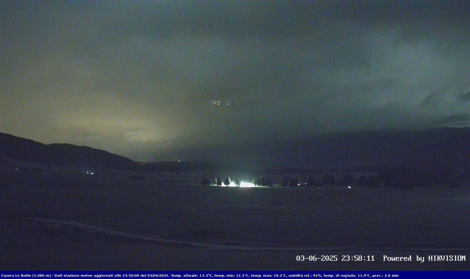 time-lapse frame, Pian Cansiglio - Casera Le Rotte webcam