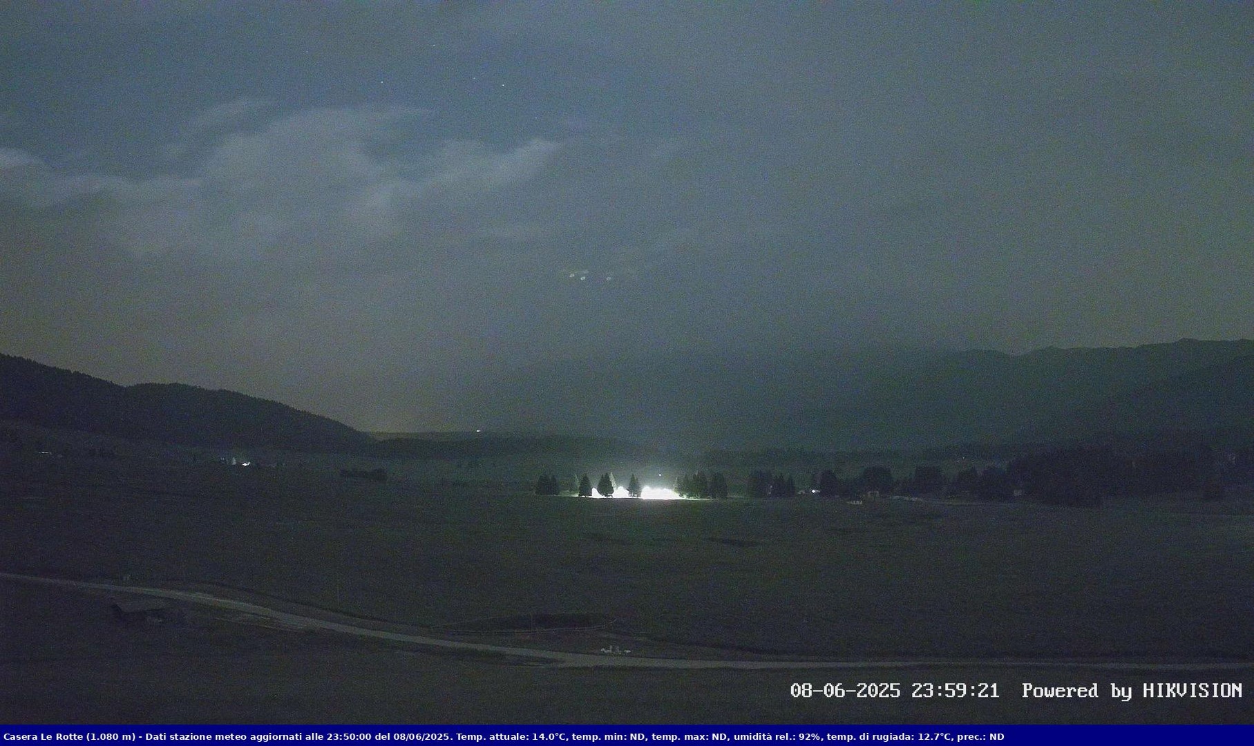 time-lapse frame, Pian Cansiglio - Casera Le Rotte webcam