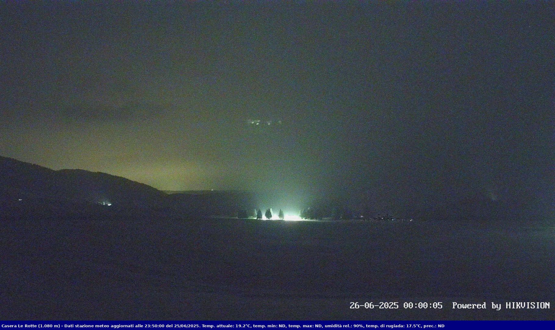 time-lapse frame, Pian Cansiglio - Casera Le Rotte webcam