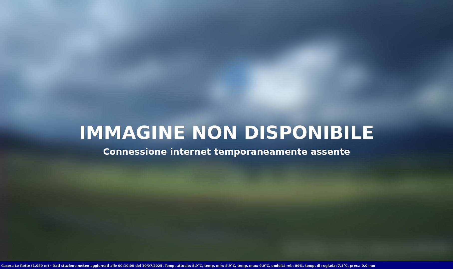 time-lapse frame, Pian Cansiglio - Casera Le Rotte webcam