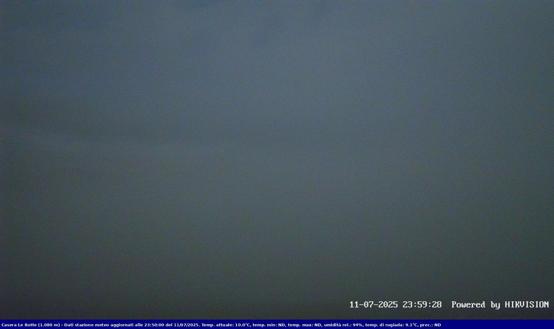 time-lapse frame, Pian Cansiglio - Casera Le Rotte webcam
