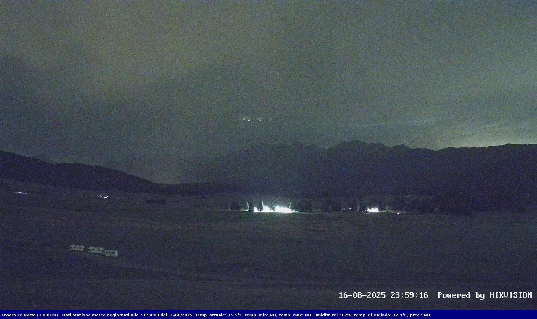 time-lapse frame, Pian Cansiglio - Casera Le Rotte webcam