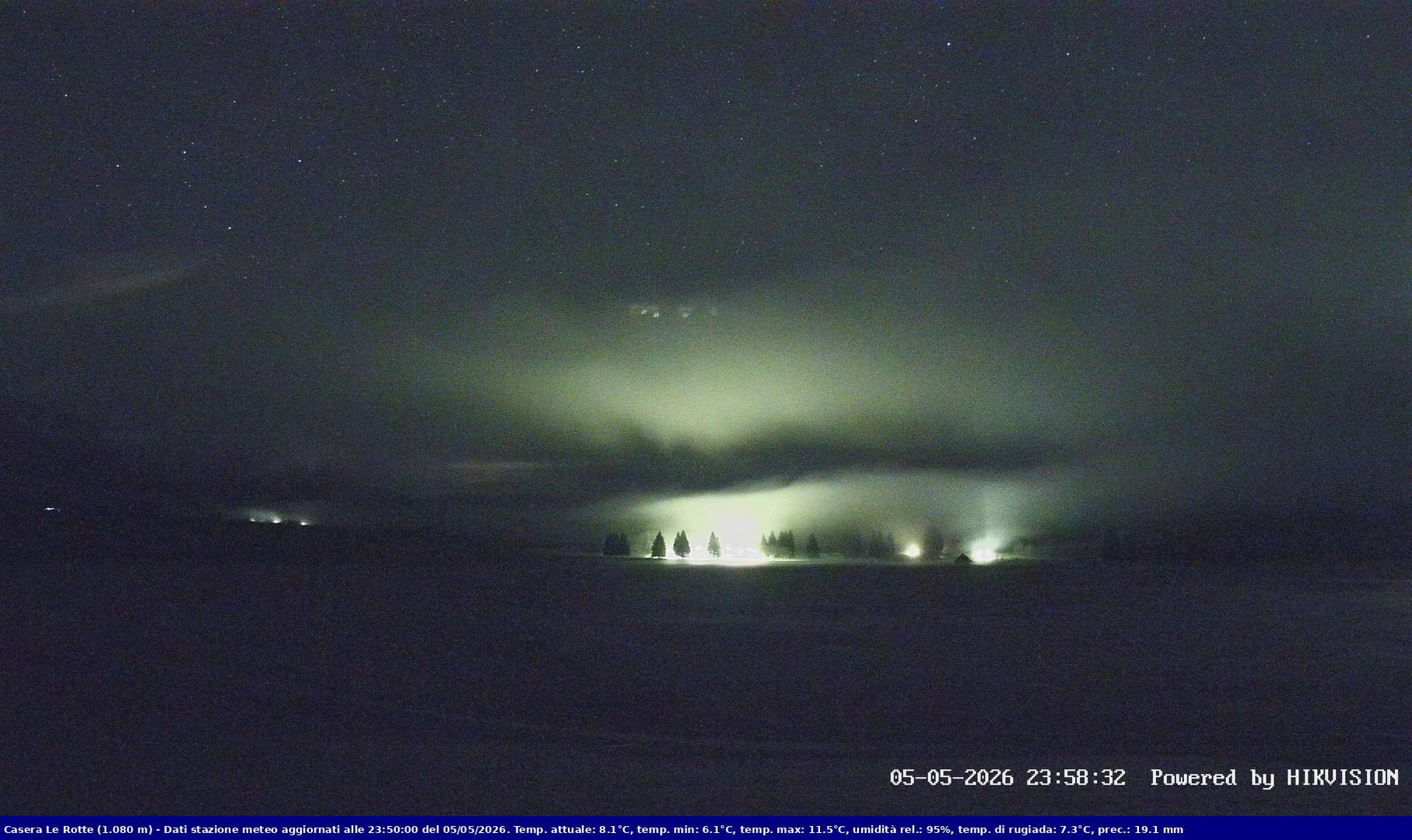 time-lapse frame, Pian Cansiglio - Casera Le Rotte webcam