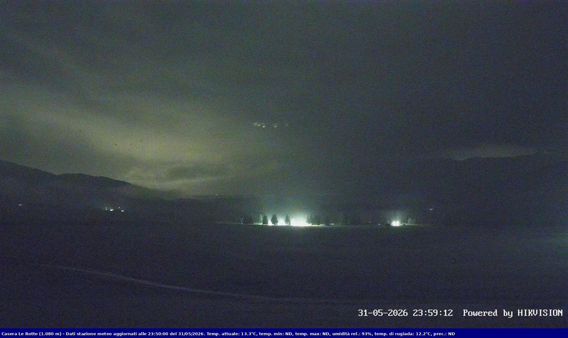 time-lapse frame, Pian Cansiglio - Casera Le Rotte webcam