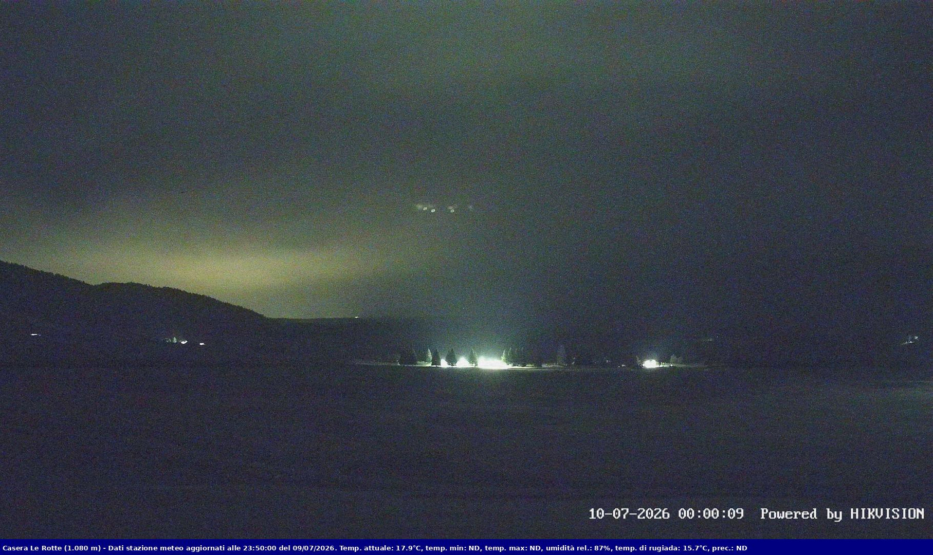 time-lapse frame, Pian Cansiglio - Casera Le Rotte webcam