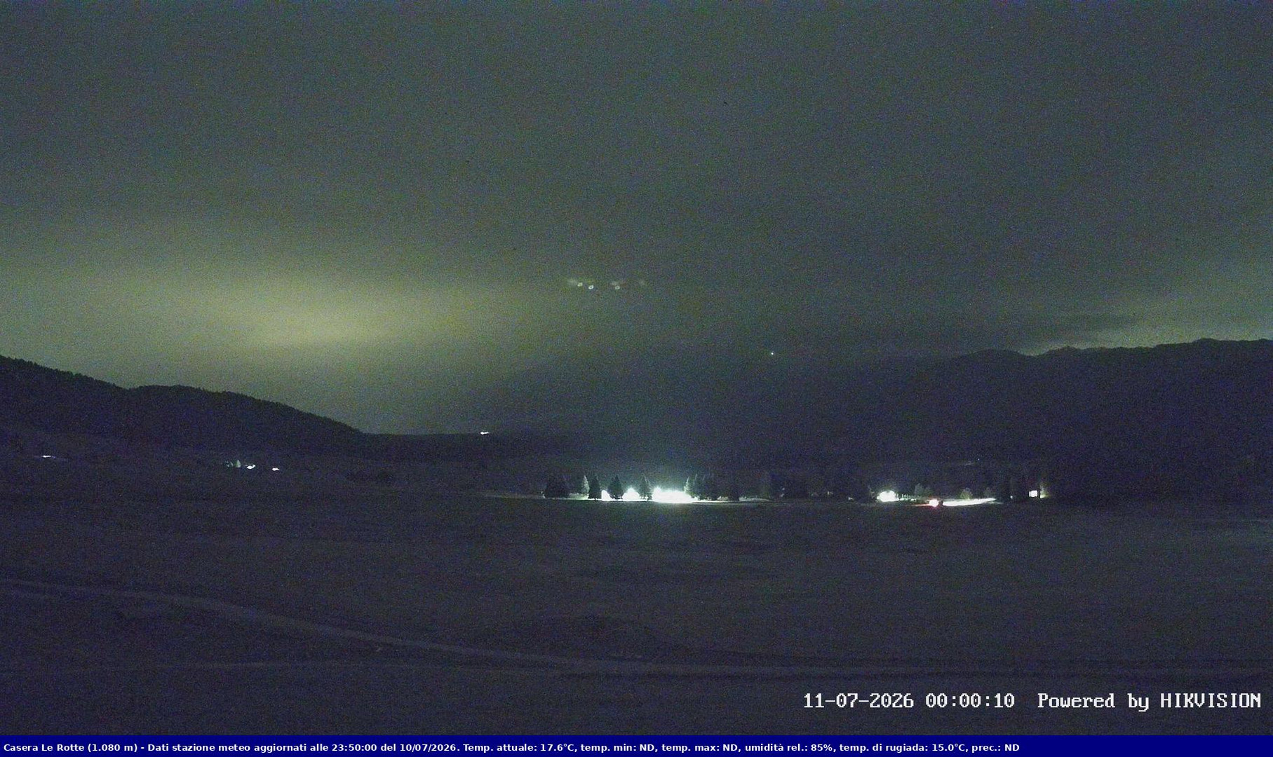 time-lapse frame, Pian Cansiglio - Casera Le Rotte webcam