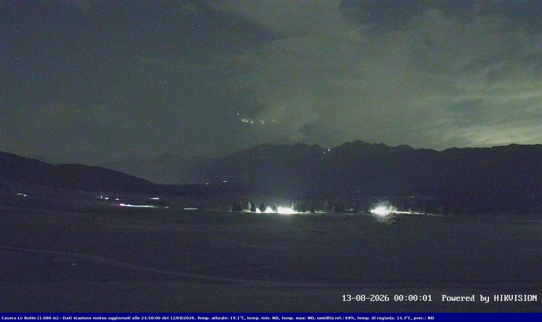 time-lapse frame, Pian Cansiglio - Casera Le Rotte webcam