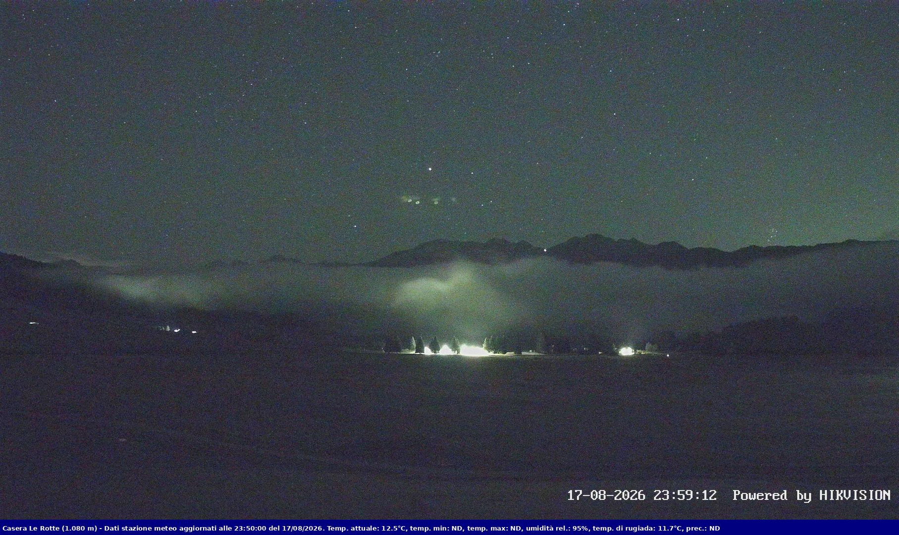 time-lapse frame, Pian Cansiglio - Casera Le Rotte webcam