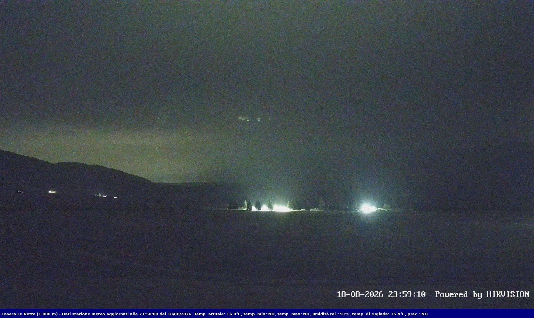 time-lapse frame, Pian Cansiglio - Casera Le Rotte webcam