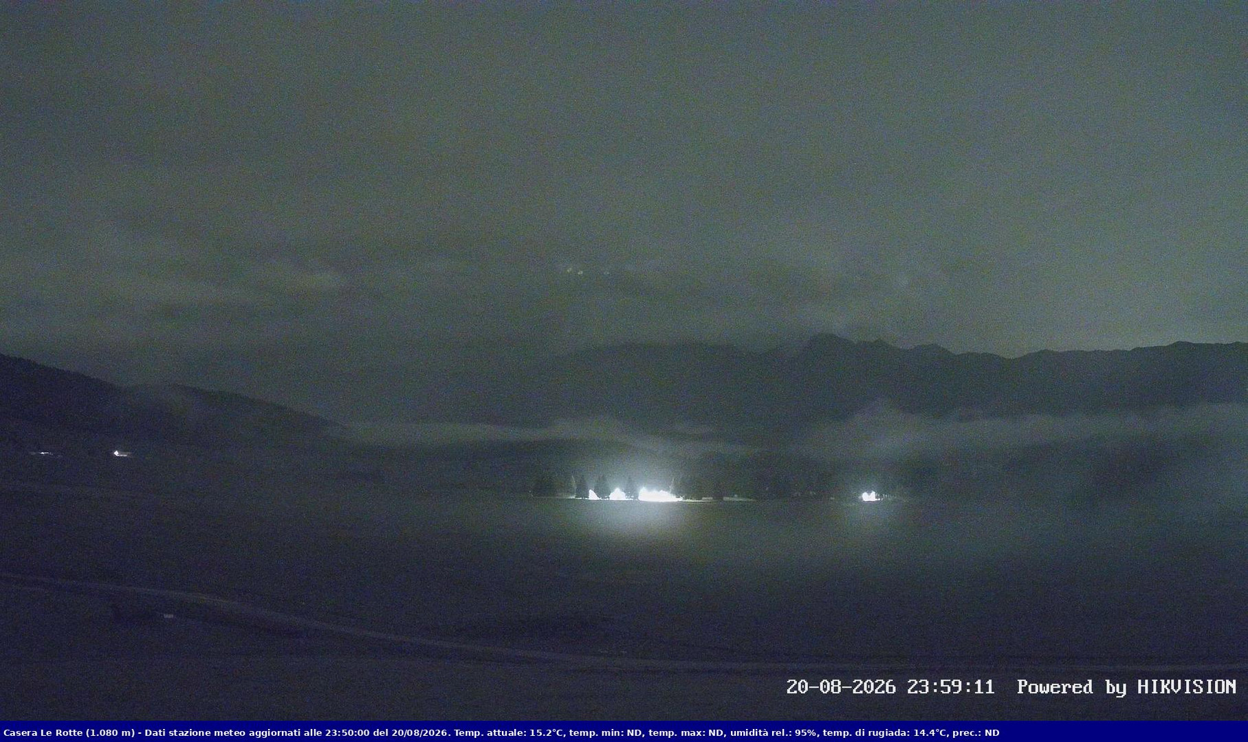 time-lapse frame, Pian Cansiglio - Casera Le Rotte webcam