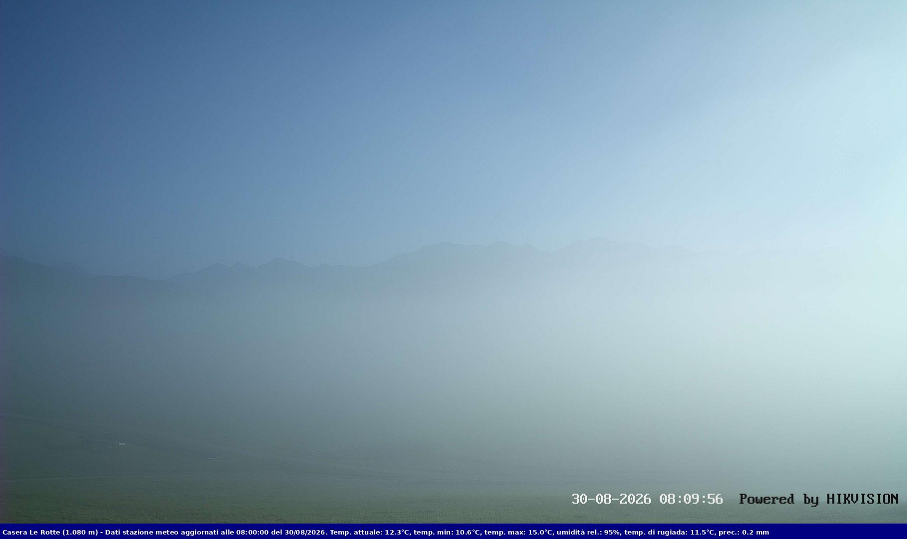 view from Pian Cansiglio - Casera Le Rotte on 2026-08-30