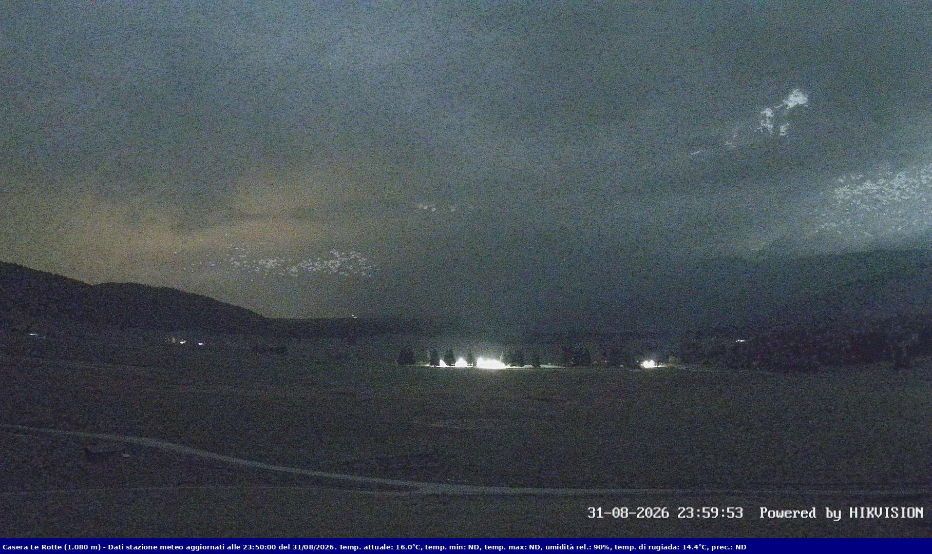 time-lapse frame, Pian Cansiglio - Casera Le Rotte webcam