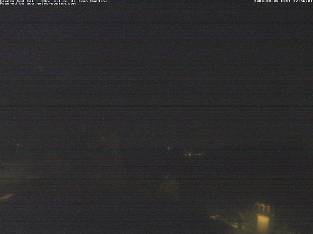 time-lapse frame, Faenza Sud-Est webcam