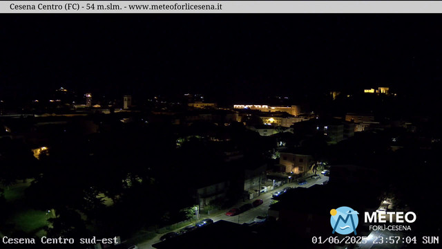 time-lapse frame, Cesena Centro webcam