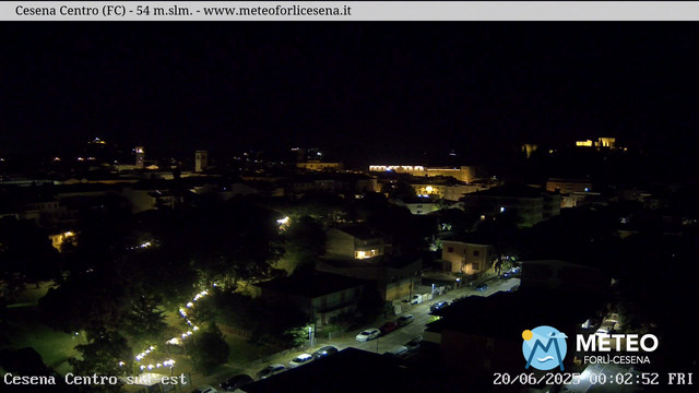 time-lapse frame, Cesena Centro webcam