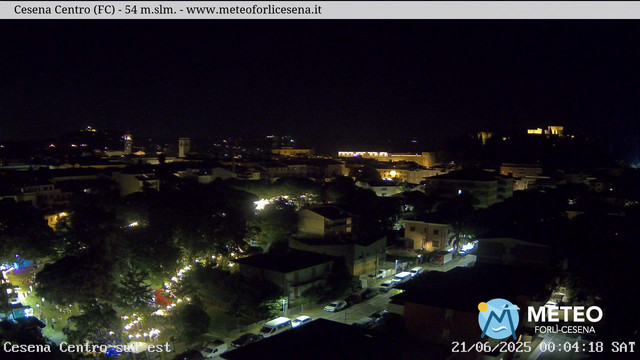 time-lapse frame, Cesena Centro webcam