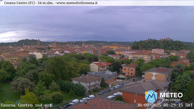 time-lapse frame, Cesena Centro webcam