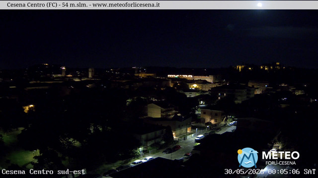 time-lapse frame, Cesena Centro webcam