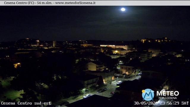 time-lapse frame, Cesena Centro webcam