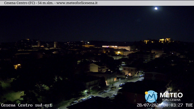 time-lapse frame, Cesena Centro webcam