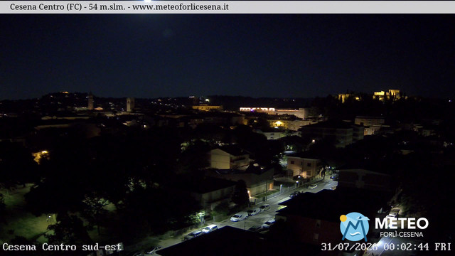time-lapse frame, Cesena Centro webcam