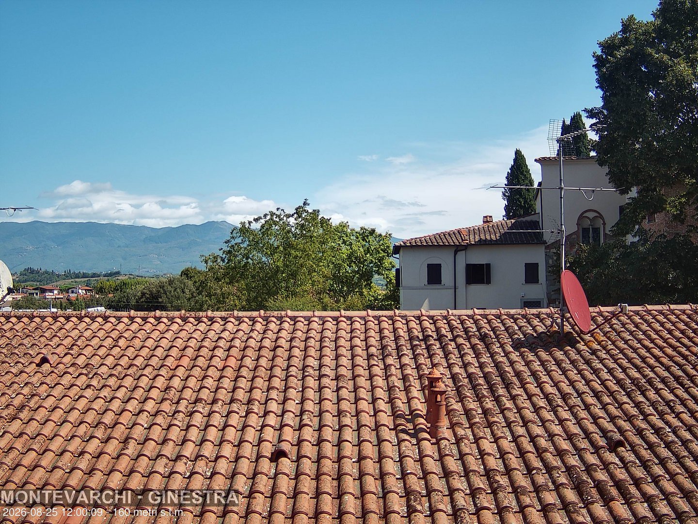 view from Montevarchi - AR - Località Ginestra on 2026-08-25