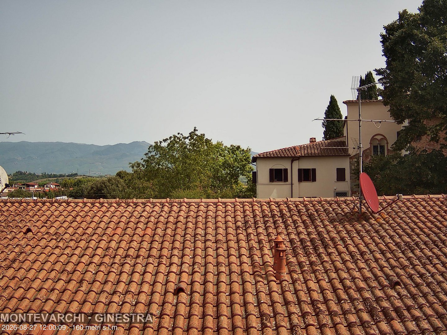view from Montevarchi - AR - Località Ginestra on 2026-08-27