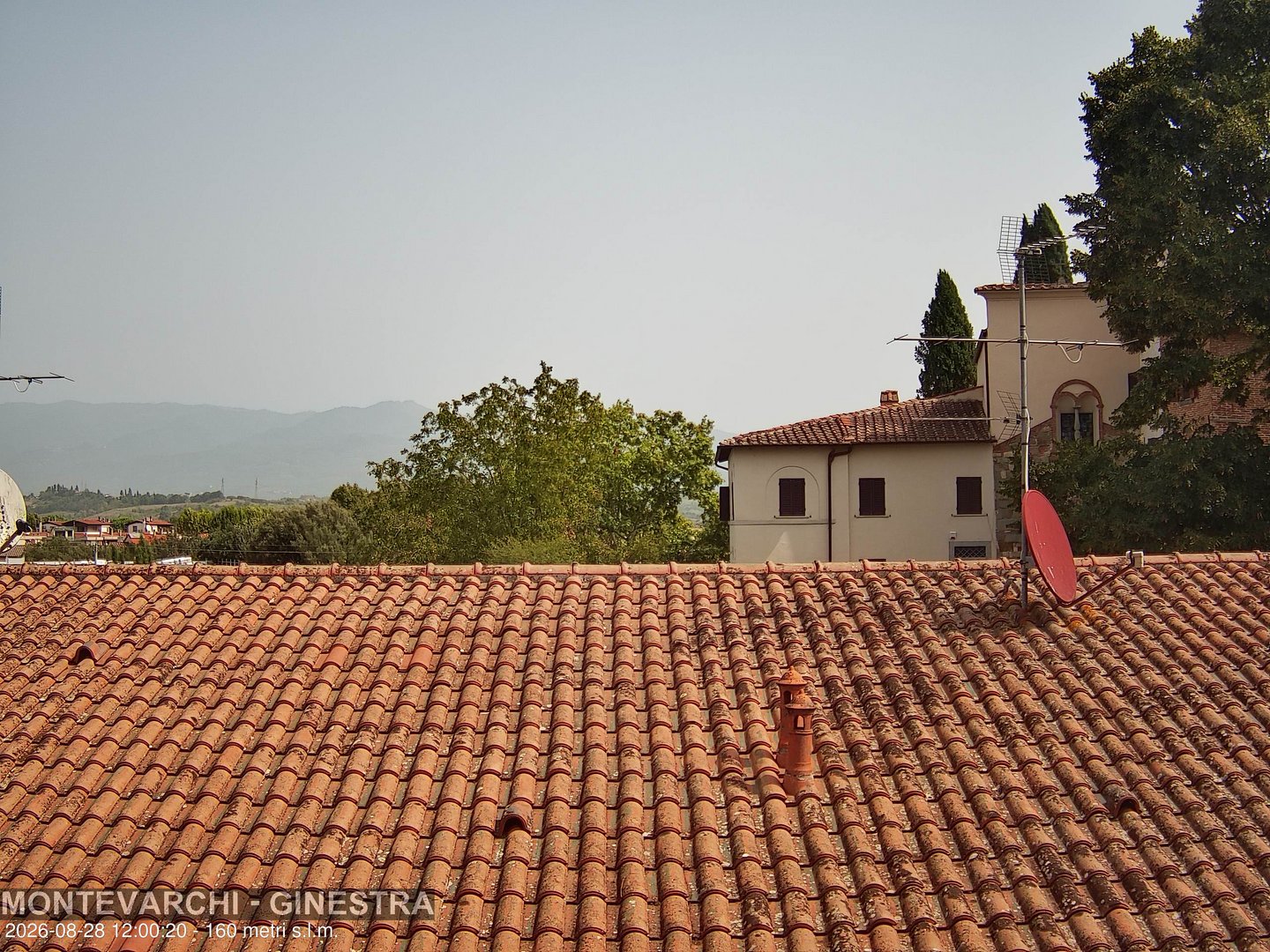 view from Montevarchi - AR - Località Ginestra on 2026-08-28