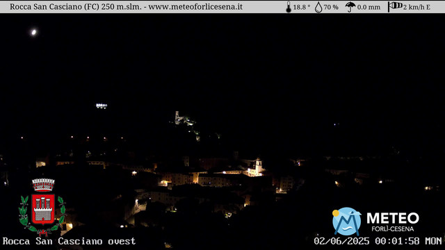 time-lapse frame, Rocca San Casciano webcam