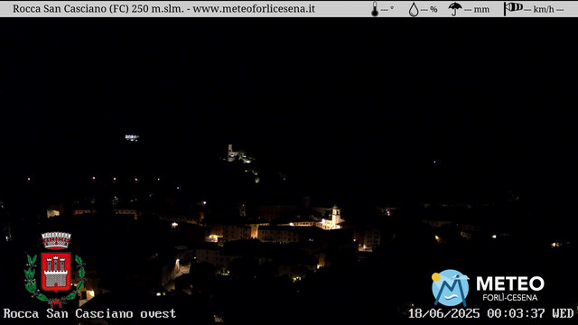 time-lapse frame, Rocca San Casciano webcam